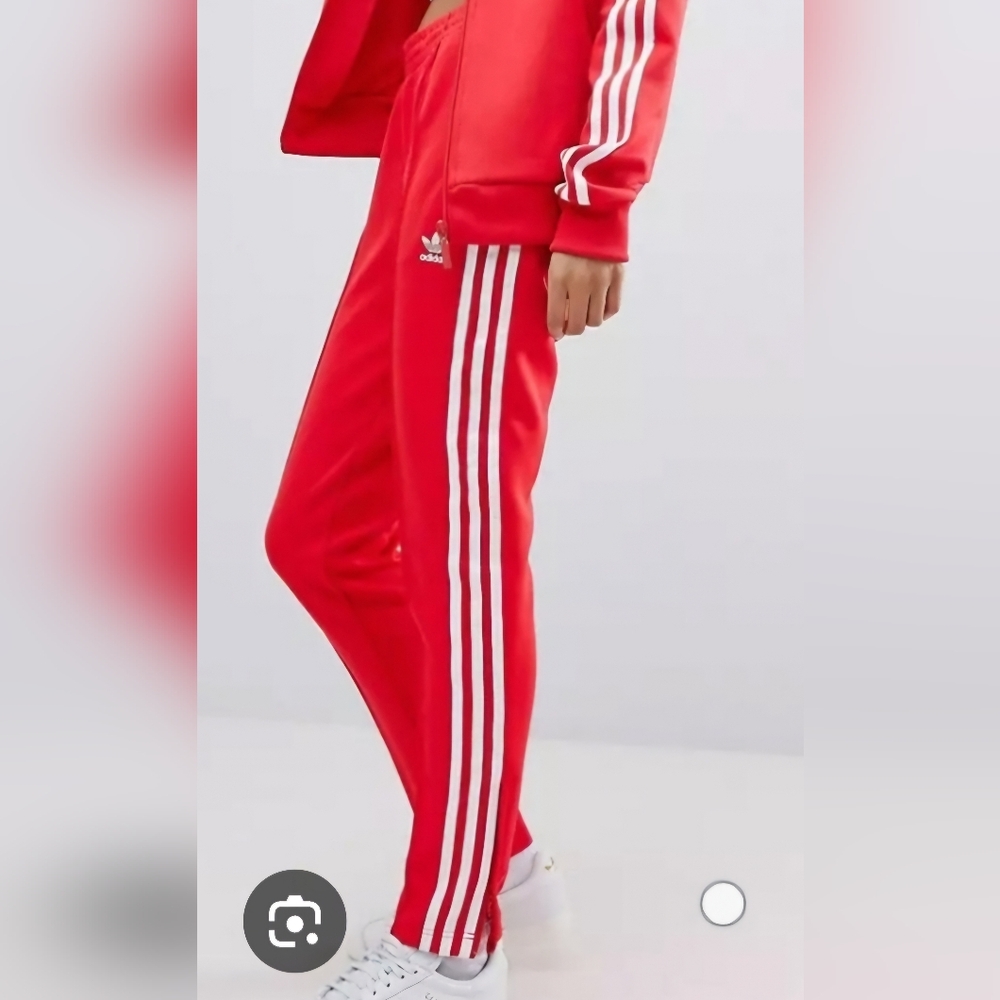 Adidas Women's Red Track Pants